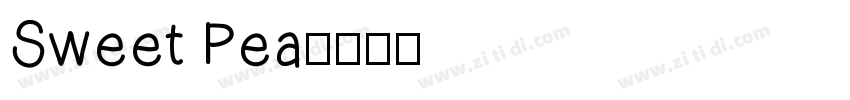 Sweet Pea字体转换